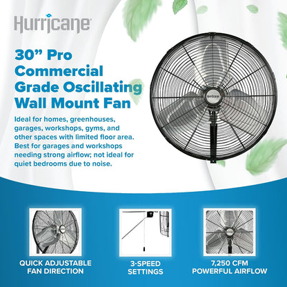 Hurricane Classic 6 Inch Clip Fan, 2 Speed Portable Desk Table Fan with Tilt, White