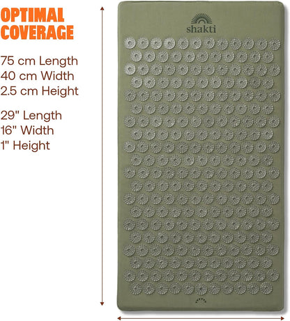 ShaktiMat Acupressure Mat for Relaxation, Massage Muscles, Aid Sleep & Unlock Inner Tension, Similar to Acupuncture, No Needles Required