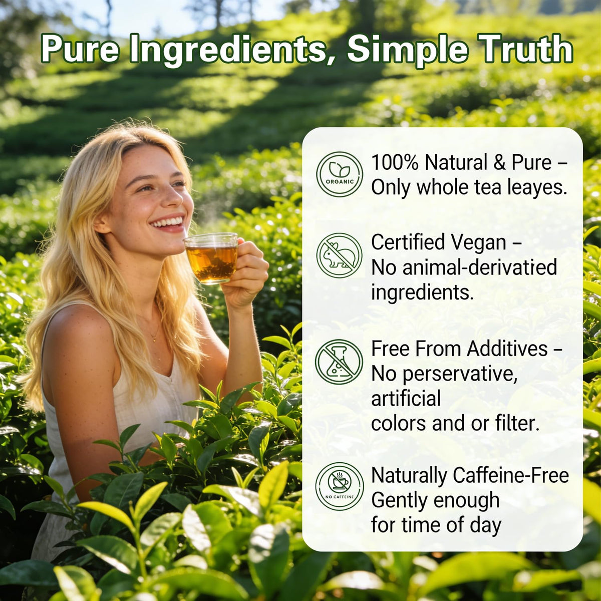Organic Whole Leaf Oolong Tea Bags | Calming & Relaxing Tea for Daily Stress Relief, Cortisol Balance & Digestive Ease | 20 Bags of Premium Loose Leaf Style Tea | Vegan, Non-GMO | Perfect for Morning Focus & Evening Unwind