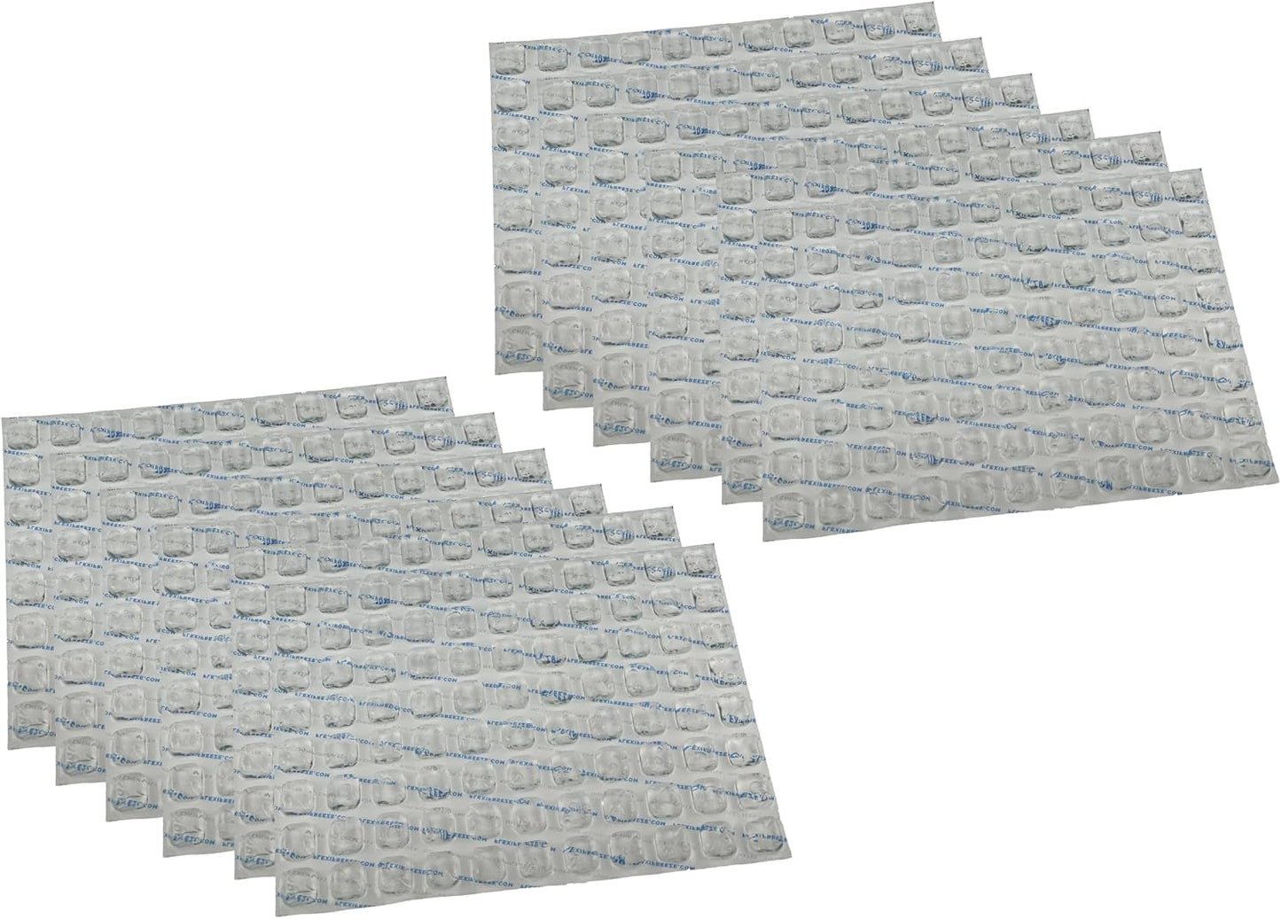 FlexiFreeze Reusable Ice Packs for Coolers – Ice Sheet Freezer Packs with 88 Ice Cubes, Flexible & Cuttable (3 Pack)