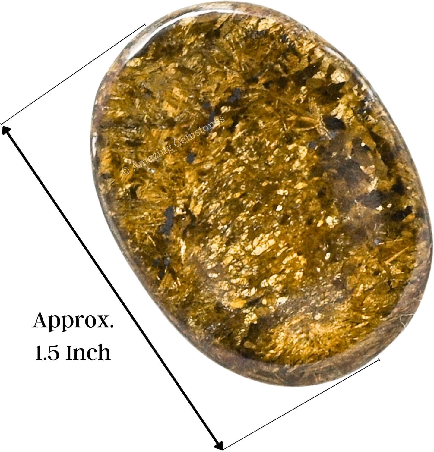 Amazing Gemstone Labradorite Thumb Worry Stone, Anxiety Stone, Healing Crystals - Piedra Crystal Fidget for Gift, Meditation, Calming, Relaxation, Stress Relief - Colors C