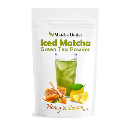Sweet Japanese Matcha Latte Green Tea Powder Mix - 12oz Homemade Green Matcha Tea Latte or Frappe (Ceremonial Grade)