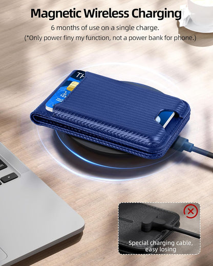 ExtreLife for Magsafe Wallet, Works with Apple Find My, 6 Cards Holder