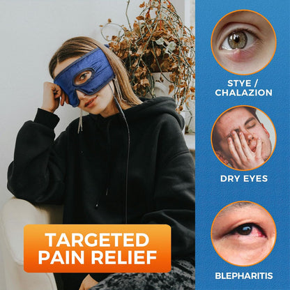 sticro Electric Stye Eye Compress Heating Pad for Stye Eye Treatment with Eye Hole, Moist Heat for Stye Chalazion Blepharitis Relief for Left/Right Eye Irritation