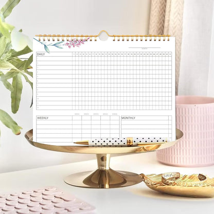 Habit Tracker Calendar- Daily, Weekly & Monthly Habit Tracker Journal