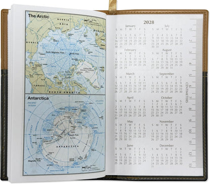 BookFactory 2026 Weekly Pocket Calendar Planner with Notepad