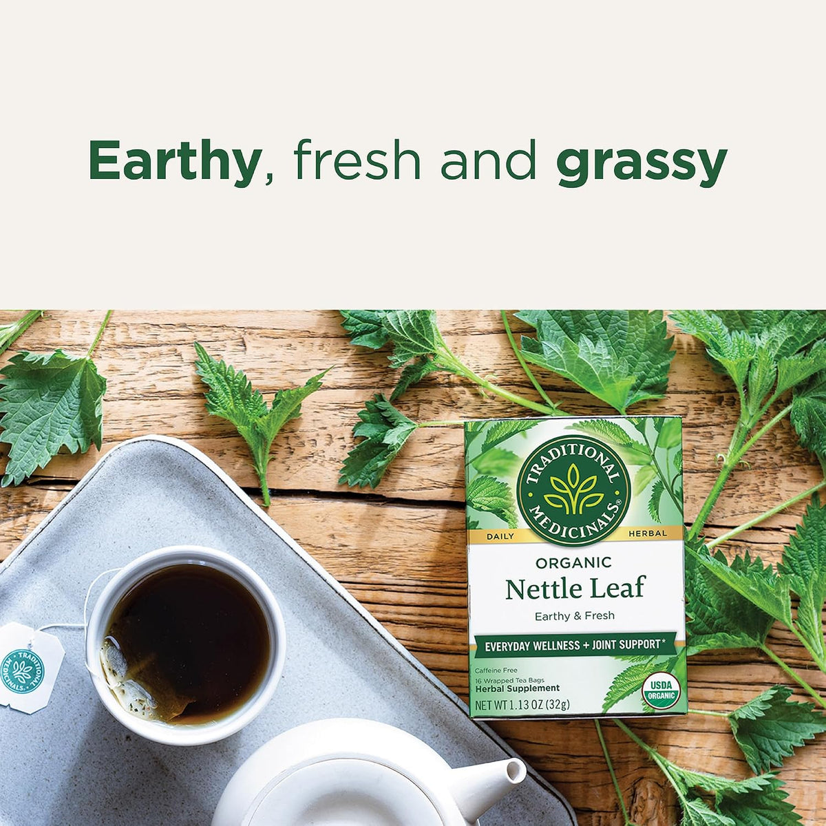 Traditional Medicinals Organic Nettle, 16 Tea Bags