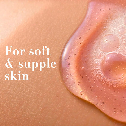 OGX Sensitive + Rose Water & Pink Sea Salt Body Scrub, 19.5 fl oz