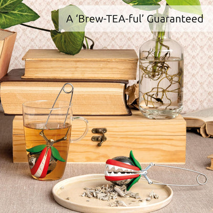 OTOTO Louie Cat Tea Infuser - Cats Loose Leaf Steeper & Diffuser, Tea Strainer Accessories, Cute Gifts for Cat Lovers, White Elephant Gifts, Cute Kitchen Accessories