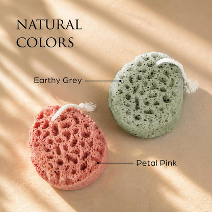 Spongentle Loofah Sponge for Shower and Bathing, Bath Sponge with Dual Texture, Shower Pouf for Gentle and Deep Exfoliation, Large Size Body Scrubber for Men & Women, PU Foam, 37% More Lather, 3 Pack