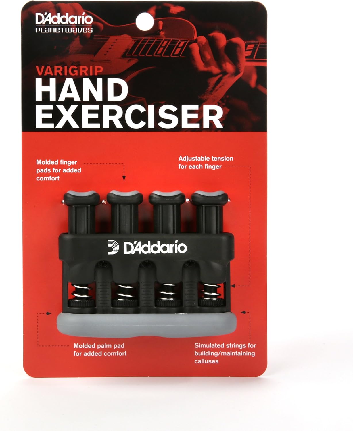 D’Addario Varigrip Hand Exerciser–Improve Dexterity and Strength in Fingers