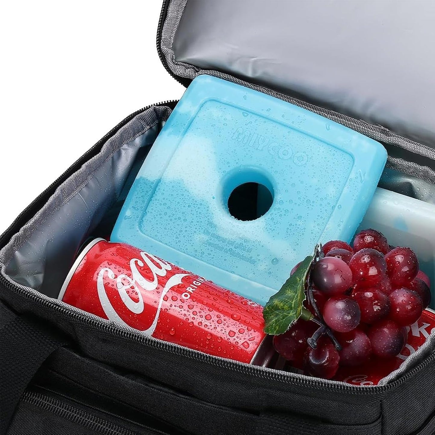 MIYCOO Ice Packs for Lunch Boxes & Coolers - Quick Freeze Ice Pack Space Saving Freezer Packs - Reusable Slim Original Cool Pack - Cooler Accessories for Beach, Camping and Fishing