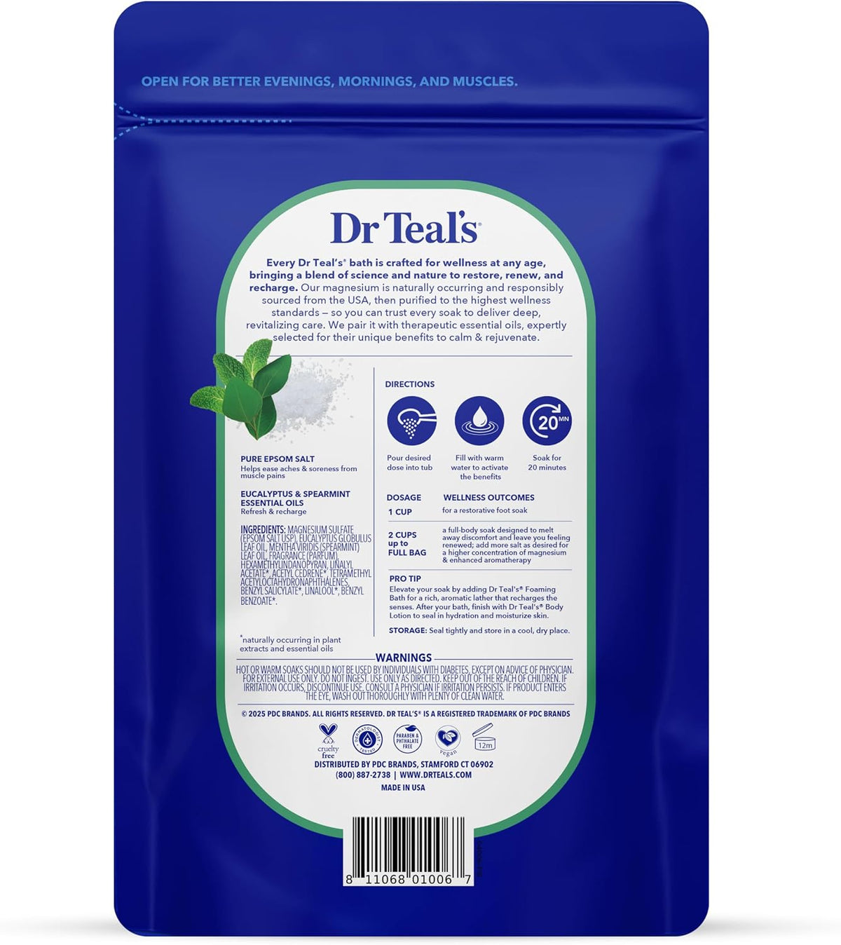 Advanced Dr. Teals Lavendar Scented Epsom Salt, 48 oz