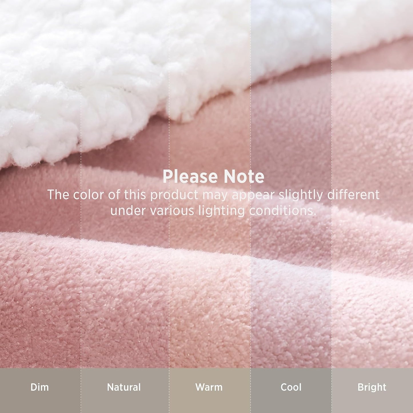Bedsure GentleSoft Sherpa Fleece Throw Blanket for Couch, Non-Heated, Thick & Warm Cozy Blanket for Winter, Soft Fuzzy Plush Throw Gifts for Women and Men, Grey, 50x60 Inches