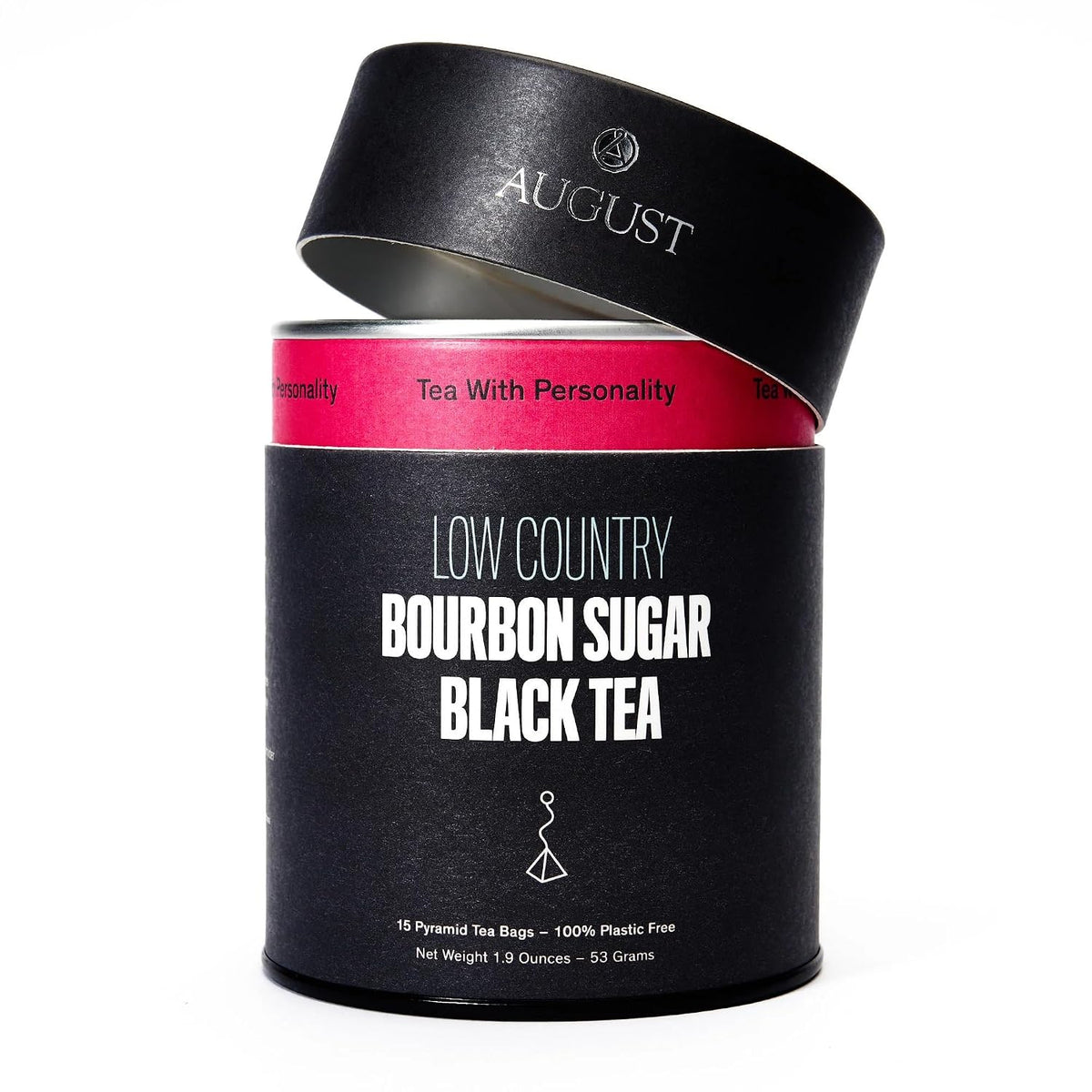 August Uncommon Low Country Bourbon Sugar Black Tea (15 Bags)