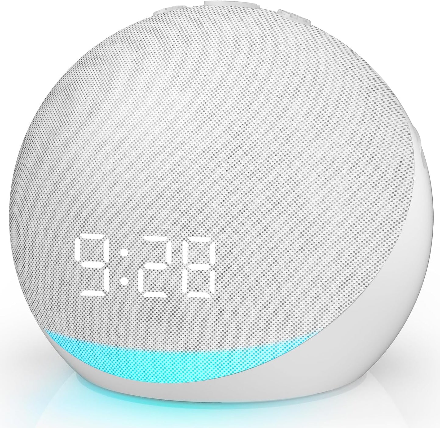 Sound Machine Alarm Clock for Bedroom: 25 Natural Sleep Sounds - White Noise Machine for Adults Kids Baby - Gentle Wake Up Alarm with Bluetooth Speaker - Putty