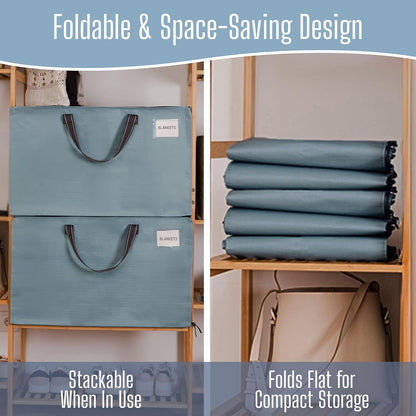 VENO Clear Extra Large Moving Bags & Storage Totes, Heavy Duty Organizer with Reinforced Handles & Strong Zippers for Clothes, College Dorm Essentials, Moving Supplies