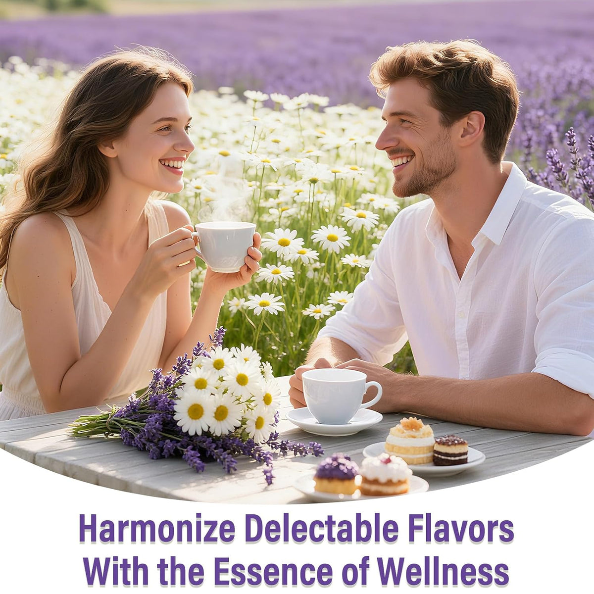 TEARELAE Chamomile Lavender Tea, 50 Tea Bags, Te De Manzanilla y Lavanda