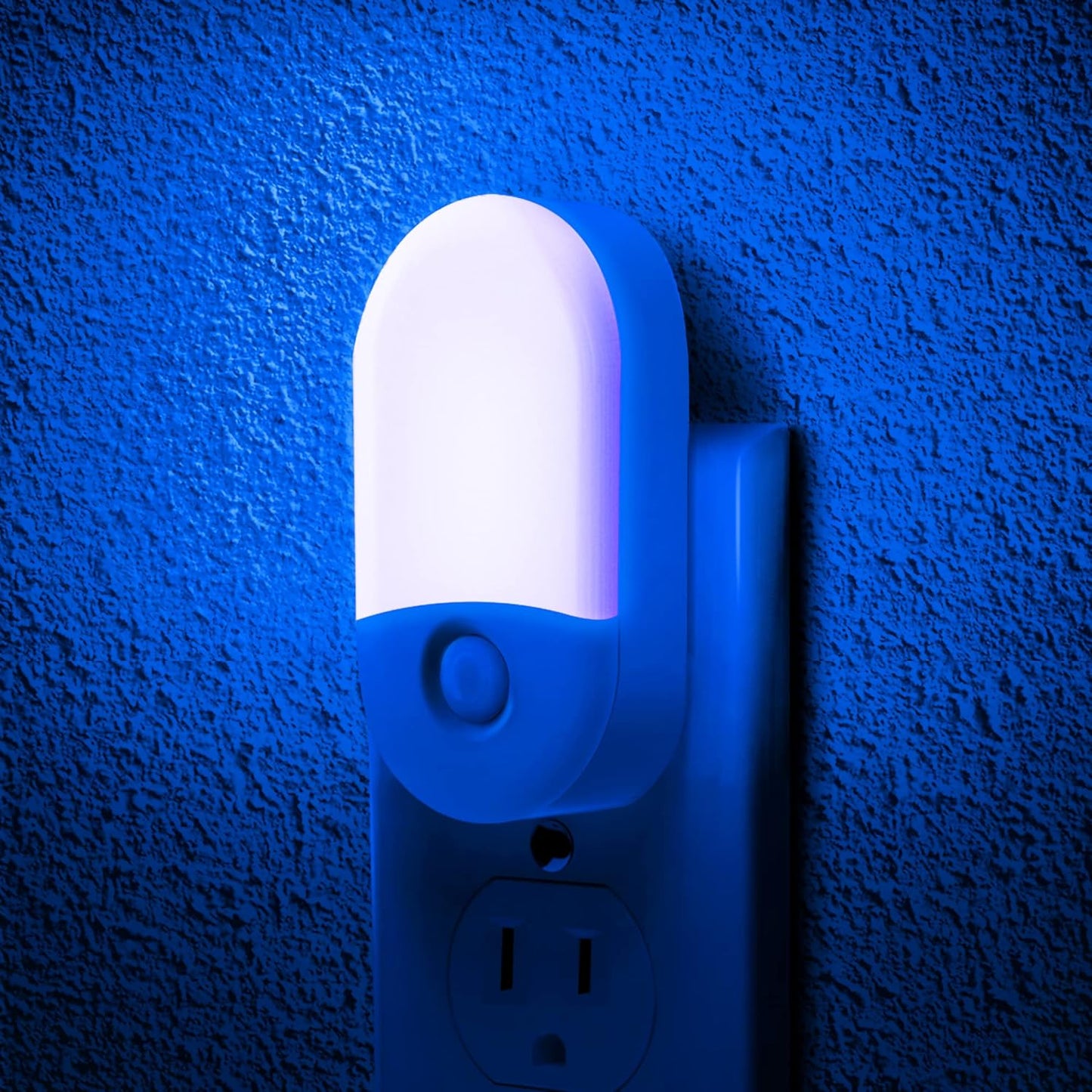 L LOHAS LED Amber Night Light, Night Lights Plug into Wall[2 Pack], 0.6W 2000K LED Night Light, Dusk to Dawn Sensor, 30/60LM Adjustable Brightness, Automatic Low Blue Nightlight for Kids, Bathroom