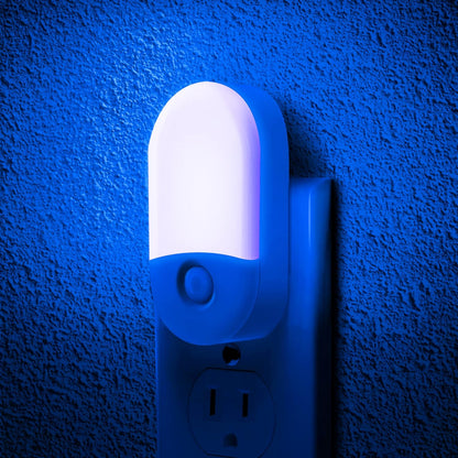 L LOHAS LED Amber Night Light, Night Lights Plug into Wall[2 Pack], 0.6W 2000K LED Night Light, Dusk to Dawn Sensor, 30/60LM Adjustable Brightness, Automatic Low Blue Nightlight for Kids, Bathroom