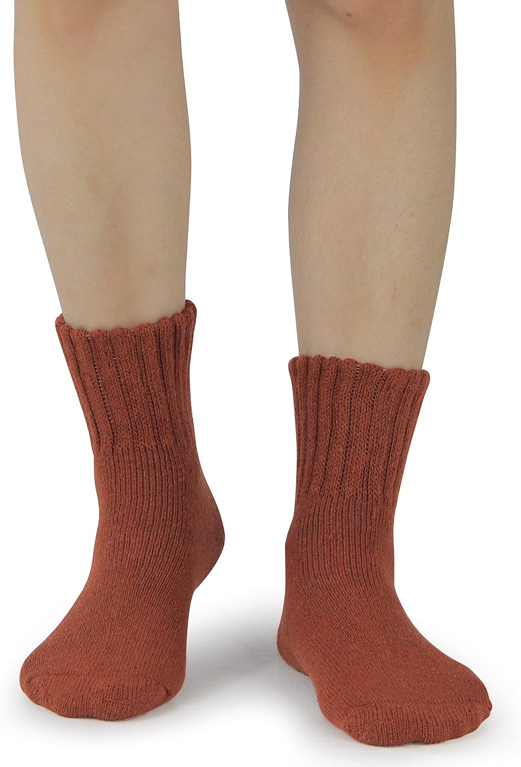 BenSorts Women's Winter Boots Socks Thick Warm Cozy Crew Socks Solid Color Gifts
