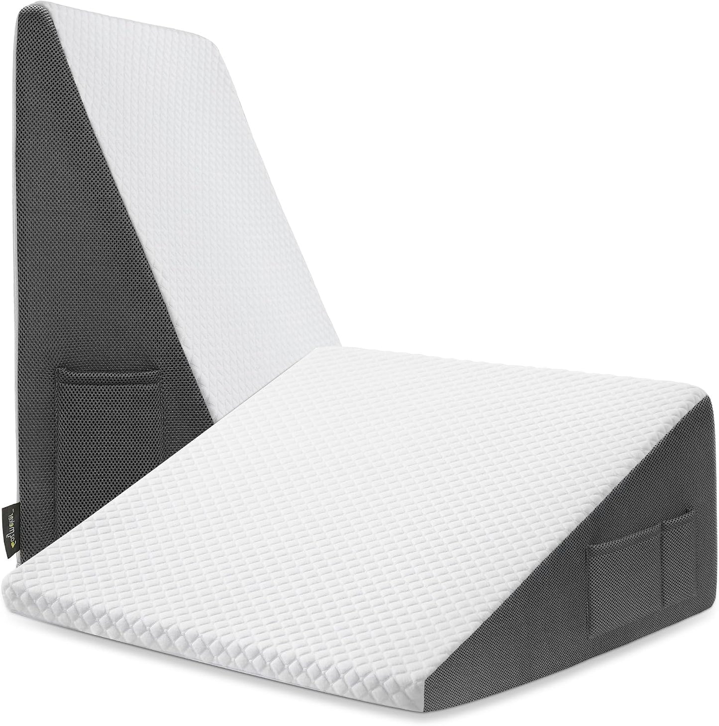 Cozymaker 7.5-inch Bed Wedge Pillow for Sleeping Back Support Pain Relief