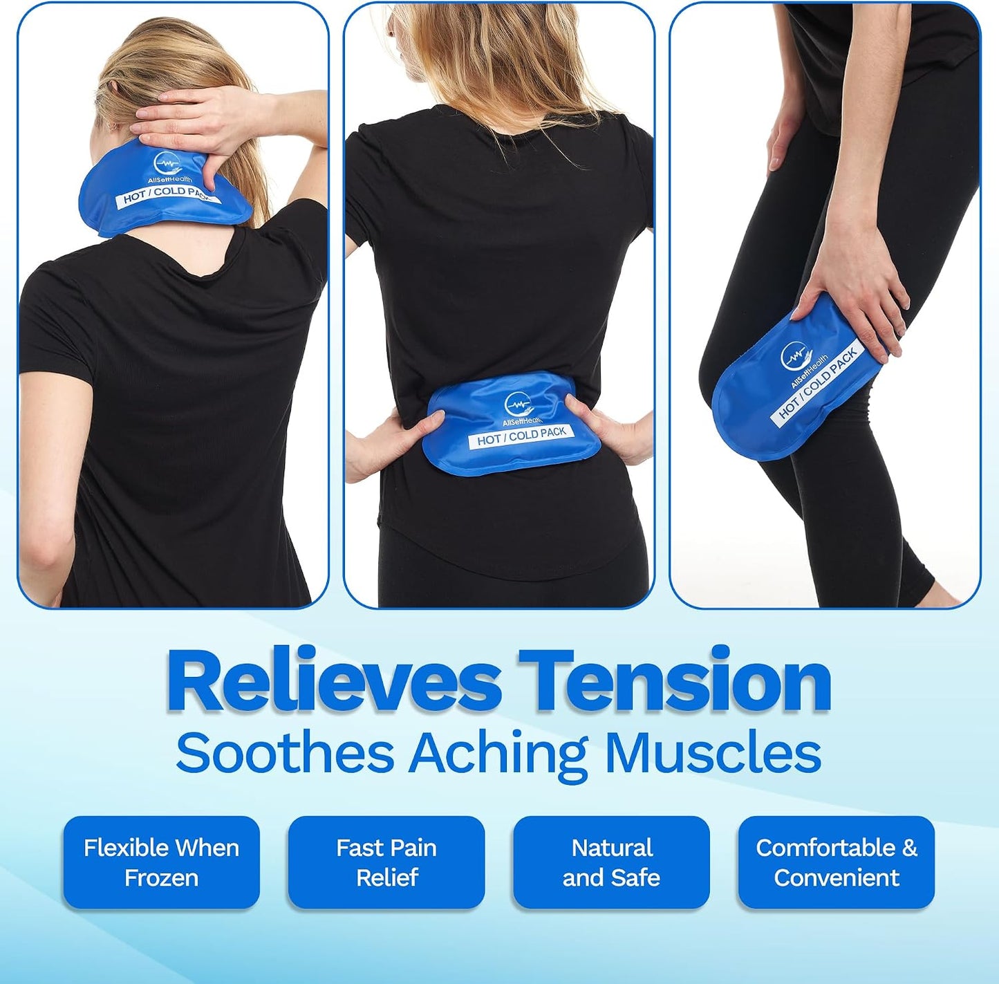 Wrist Ice Pack Wrap - Hot and Cold Gel Thumb & Hand Ice Pack Glove for Arthritis Relief | Microwavable & Freezer Safe, Dual Therapy for Carpal Tunnel, Tendonitis, Swelling, Targeted Relief for Hand