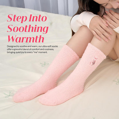 COOLMATE Fuzzy Socks for Women Gift Box – Cozy Soft Cloud Socks for Spa Home, Mother’s Day Gifts for Mom Grandma