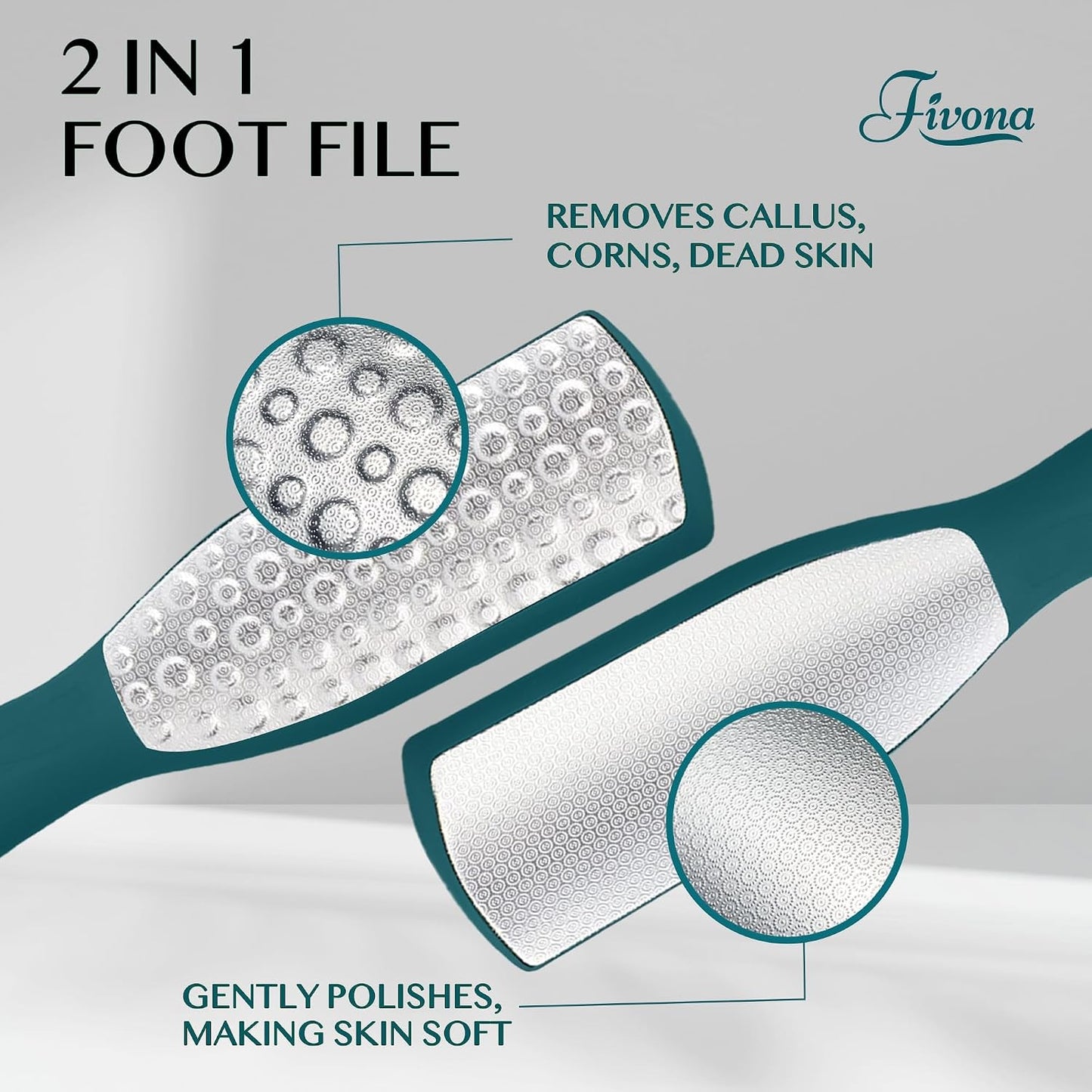 Fivona Tea Tree Foot Soak Blend 14.1 oz - Epsom Salt with Essential Oils for Healthy Toenails, Soothing Relief, Callus Softening - Pedicure Therapy for Soft, Rejuvenated Feet