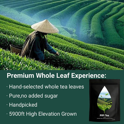 Pipi Tea Oolong,Pipi Oolong Tea, Extra Value 4g*25 Bags Selected Tea Leaves, Cortisol & Calming Tea for Stress Relief, Vegan, Non-GMO (1)