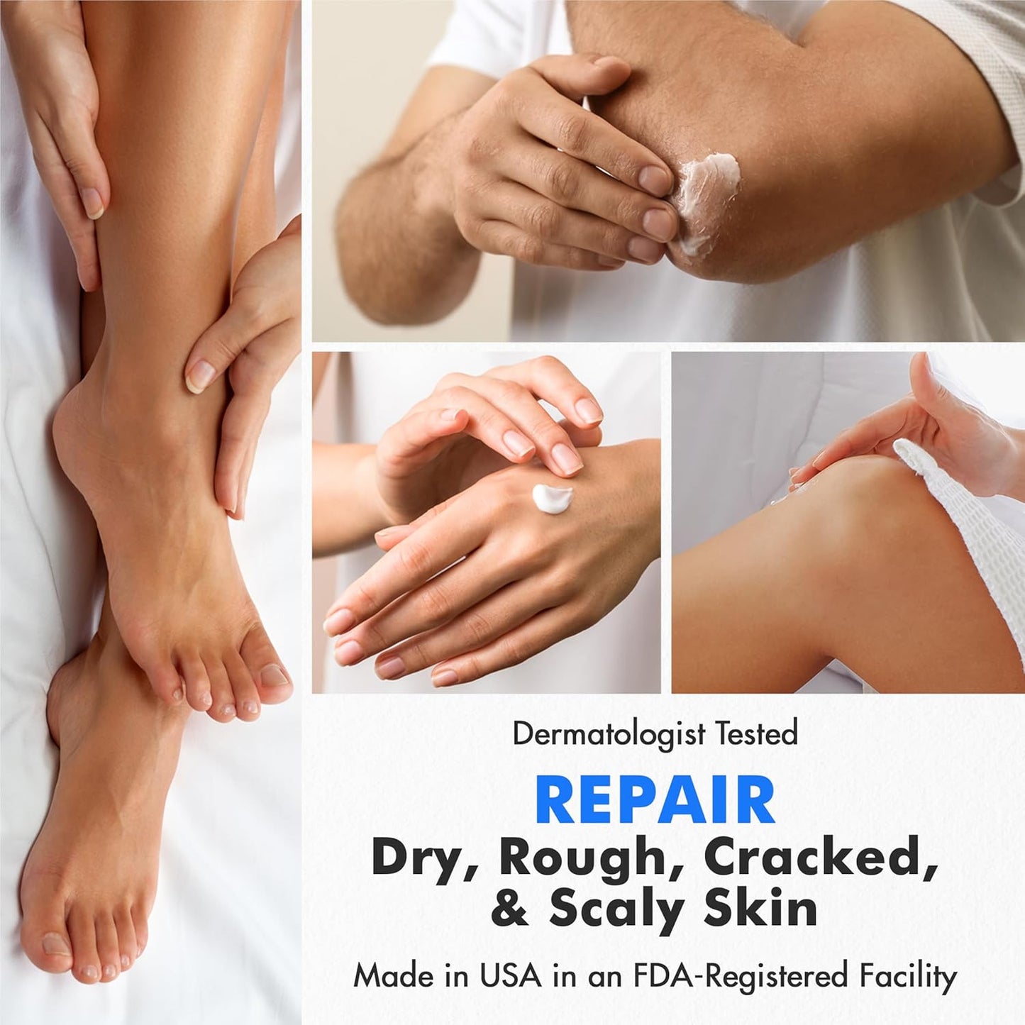 Ebanel Professional Callus Remover for Feet with 20% Urea, Epsom Salt, Salicylic Acid, Glycolic Acid, Heel Toe Foot Callus Remover Gel Peel Exfoliator Dead Skin Removal for Feet, Cracked Heel Repair