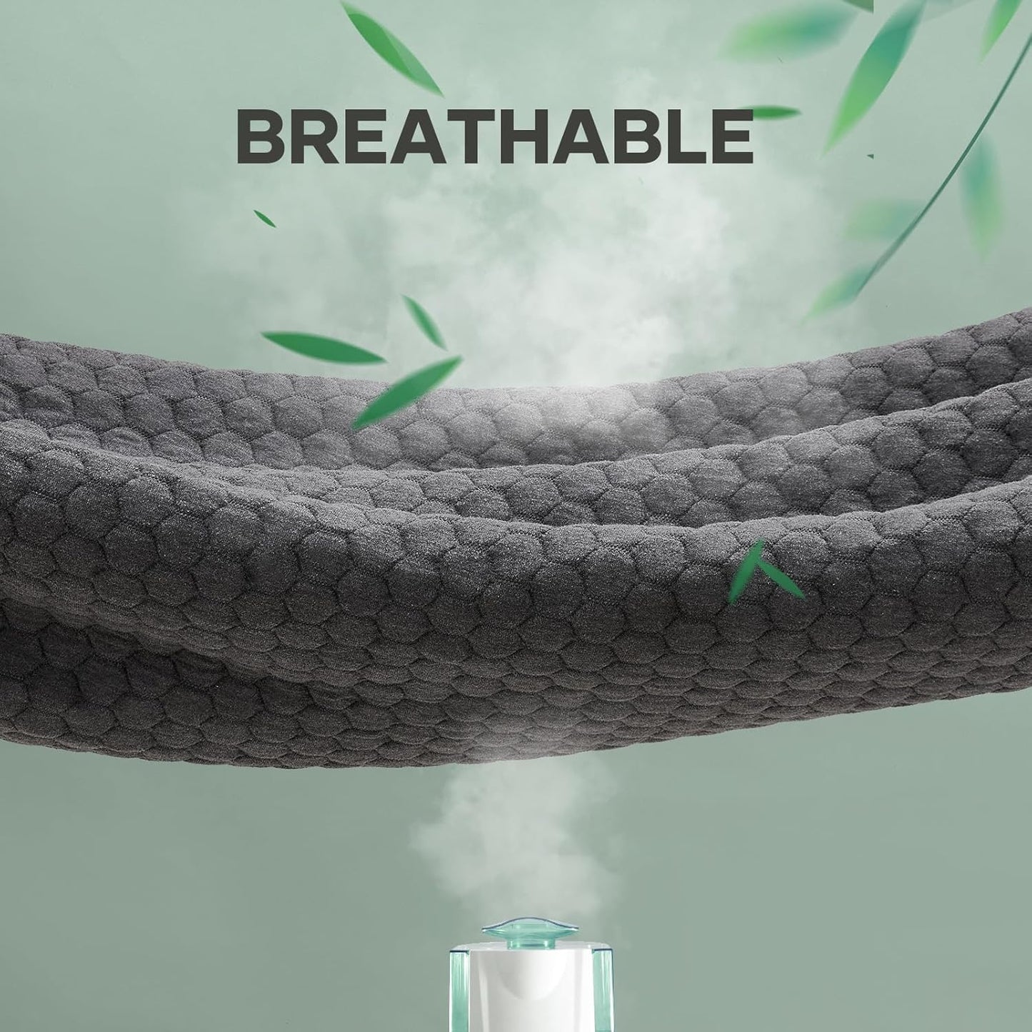 OhGeni 100% Waterproof Mattress Protector,Queen Size Premium Bamboo Mattress Pad,Pet Hair & Bedwetting Resistant,Cooling Breathable Fitted Sheets,Washable Bed Cover,Non-Slip Deep Pocket for Bedroom