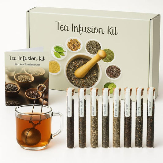 Tea Gift Set - Unique Gifts For Women and Men - Loose Leaf Tea Sampler Kit