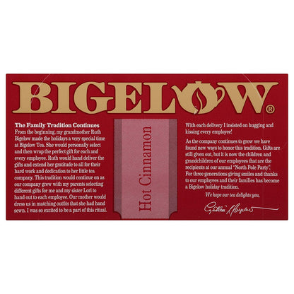 Bigelow, Hot Cinnamon Tea, 20 Count