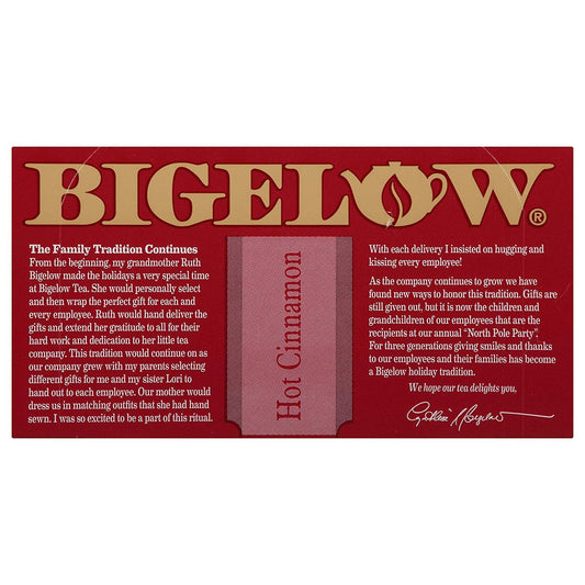 Bigelow, Hot Cinnamon Tea, 20 Count