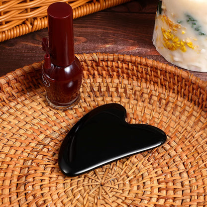 rosenice Gua Sha Facial Tools Guasha Tool Gua Sha Jade Stone Manual Massage Sticks for Jawline Sculpting and Puffiness Reducing for Face Body Tensions Reduce Festive Gifts