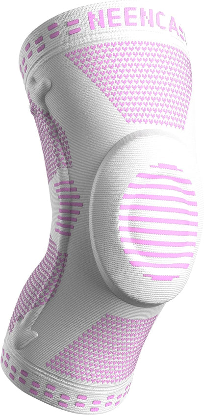 NEENCA Professional Knee Brace for Pain Relief, Medical Knee Support with Patella Pad & Side Stabilizers, Compression Knee Sleeve for Meniscus Tear, ACL, Joint Pain, Runner, Workout (Black, Medium)
