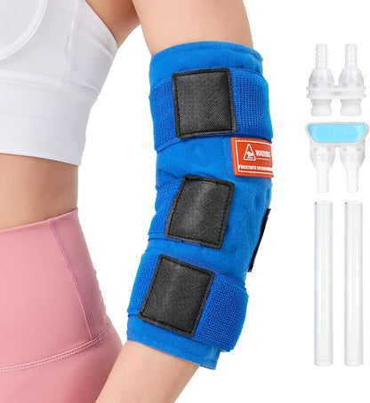 Cold Therapy Machine for Foot Ankle Surgery, Ice Therapy Machine with Pressure Regulator, Timer & Temperature Display, Cryotherapy Unit with Foot Ankle Ice Pack Wrap for Post-Surgery Recovery