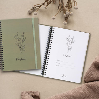 Beautiful To Do List Notebook - Aesthetic Undated ADHD Daily Planner Gift