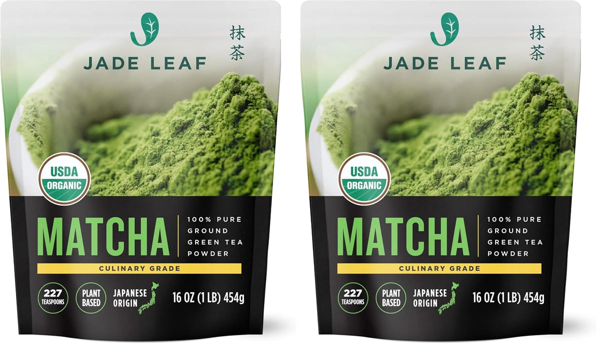 Jade Leaf Matcha Powder, Organic Culinary Grade, 30g / 1.06oz