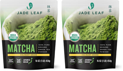 Jade Leaf Matcha Powder, Organic Culinary Grade, 30g / 1.06oz