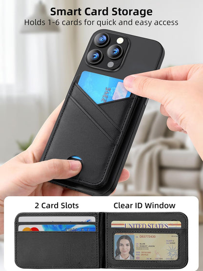 TopMade Magnetic Wallet Stand Tracker for Magsafe (iOS Only), Black