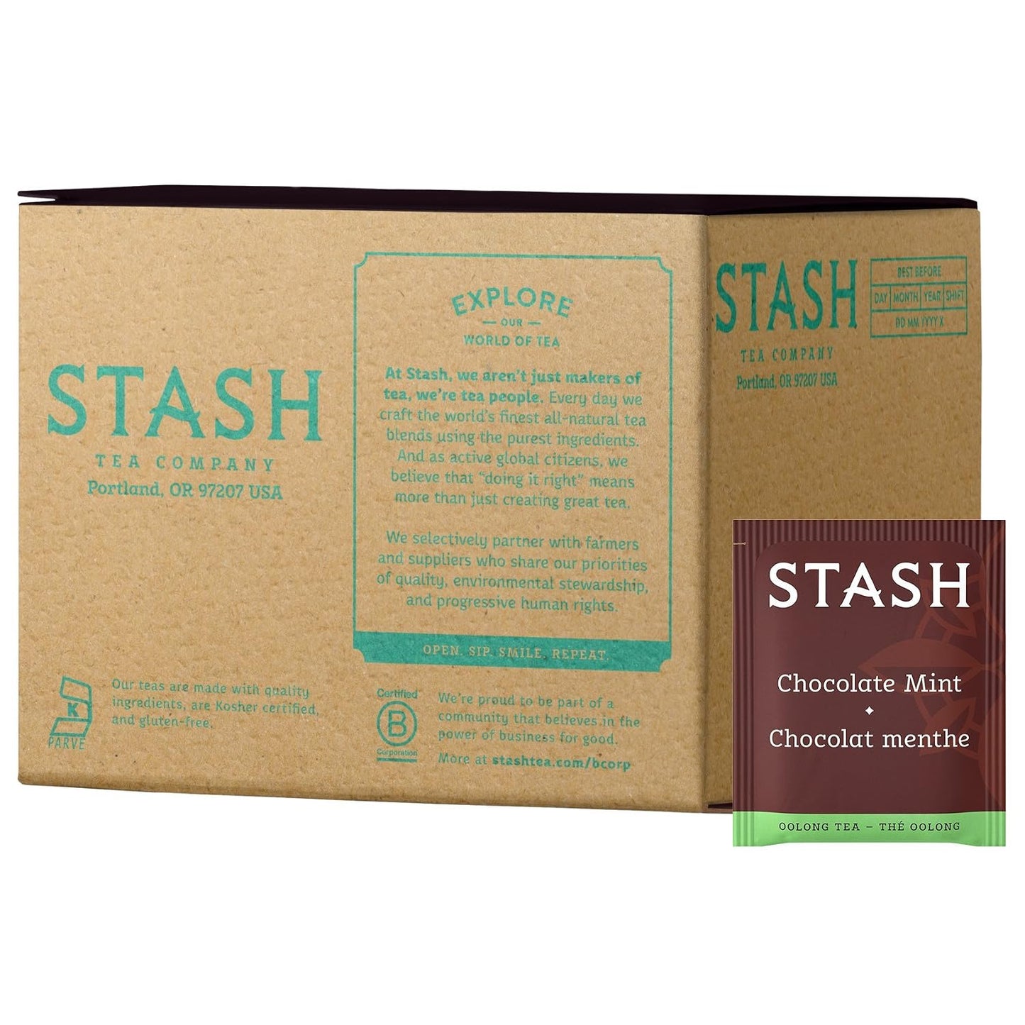 Stash Tea Chamomile Herbal Tea, 100 Count (packaging may vary) - Colors B
