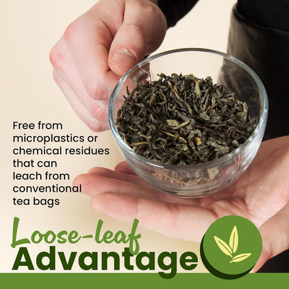 Wu Mountain Tea Organic Oolong Tea Loose Leaf, 1 lb – Premium Whole Leaf Chinese Oolong Tea Leaves, Smooth & Aromatic