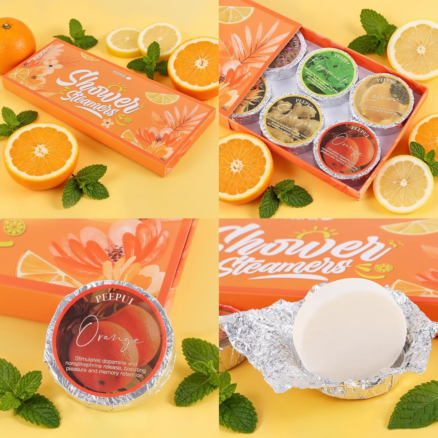 Shower Steamers Aromatherapy Birthday Gifts for Women - 10 Pack,Gifts for Wife Mothers Daughter Sister Stress Relief & Deep Relaxation Self Care Home Spa Essential