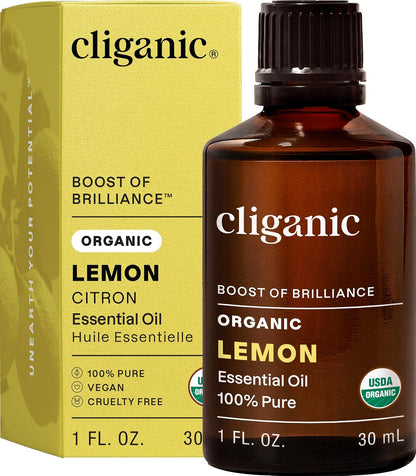 Cliganic Organic Lavender Essential Oil - 100% Pure Natural Undiluted, for Aromatherapy Diffuser | Non-GMO Verified - Colors B