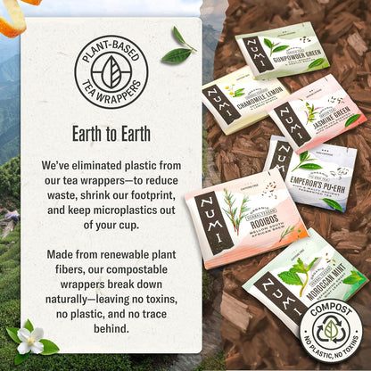 Numi Organic Jasmine Green Tea, 100 Green Tea Bags