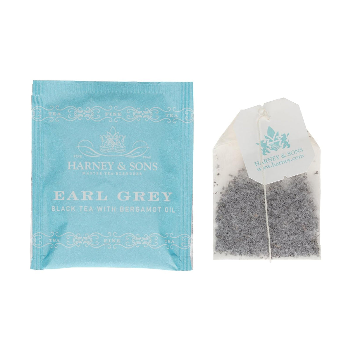 Harney & Sons Earl Grey Tea - 50 Individually Wrapped Tea Bags - Black Tea with Bergamot