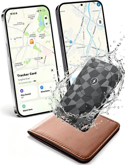 Wallet Tracker Card (iOS and Android) - 0.06in Slim Tracking Card