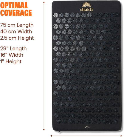 ShaktiMat Acupressure Mat for Relaxation, Massage Muscles, Aid Sleep & Unlock Inner Tension, Similar to Acupuncture, No Needles Required